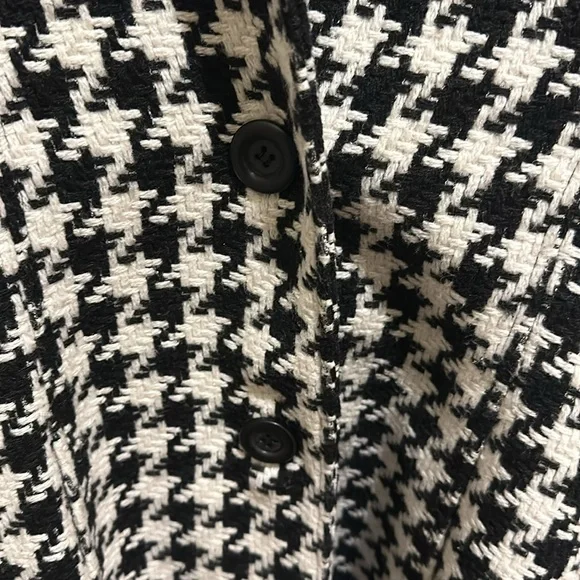 Houndstooth Pea Coat - Picture 3 of 7